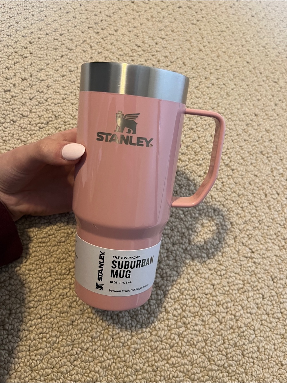 NWT Stanley The Everyday Suburban Mug | 16 OZ | 0.47 L Pink Insulated Travel